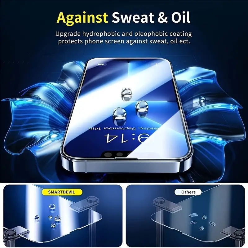 For Iphone 14 13 12 11 Pro Max Tempered Glass Screen Protector Camera Protector