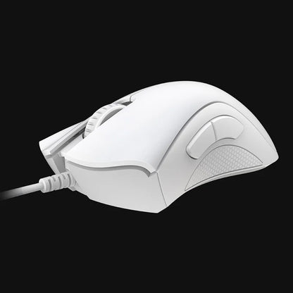 Original White  Deathadder Essential Black Gaming Mouse 6400DPI Optical Sensor 5 Independently Buttons for Laptop PC Gamer